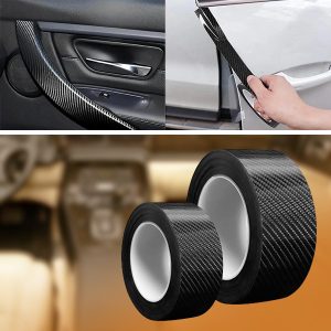 Automobilių dažų apsauginė plėvelė - 10 cm x 3 m, 0,025 mm PET, durų kraštai ir veidrodėliai | CARTAPE