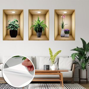 3D sienų lipdukai (3 vnt.) | VASUART