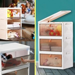 Daiktadėžė su dangčiu - paruošta per 2 minutes, nereikia įrankių | ORGABOX