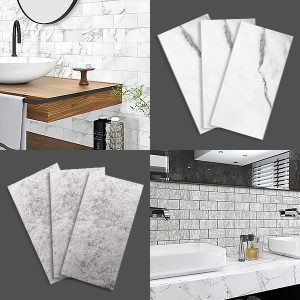 3D Lipnios sienų plytelės - 10 vnt. pakuotė, Akmuo arba Granitas | INSTATILE