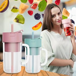 Nešiojamas belaidis trintuvas su šiaudeliu | BLENDZY