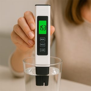 Vandens kokybės testeris – momentiniai TDS, EC ir temperatūros rezultatai | WATRIUS