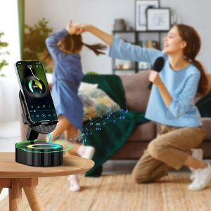 Telefono stovas, garsiakalbis ir įkrovimo stotelė viename – 5 W, Bluetooth 5.3 | MOBIBASE
