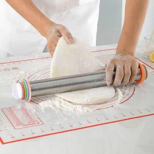 Reguliuojamas kočėlas su storio žiedais ir liniuote – | THICKROLL