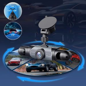 Priekinė ir galinė vaizdo kamera automobiliui | CAMERIK