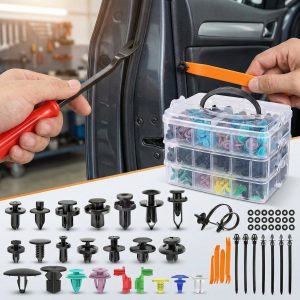 Universalus automobilių tvirtinimo rinkinys (725 vnt./rinkinys) | CARFIXA