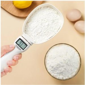 Skaitmeninis matavimo šaukštas su svarstyklėmis - nuo 1 g iki 800 g, 4 vienetai | MERASPOON