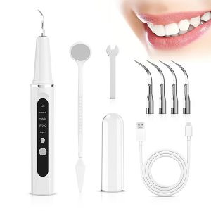 Elektrinis dantų poliruoklis - 5 režimai, LED lemputė, USB-C | DENTELA
