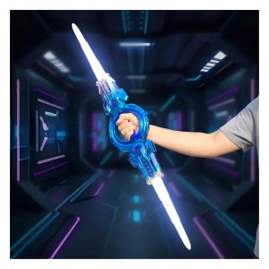 360° besisukantis LED kardas - Įkraunamas per USB-C, amžius 3+ | SPINSWORD